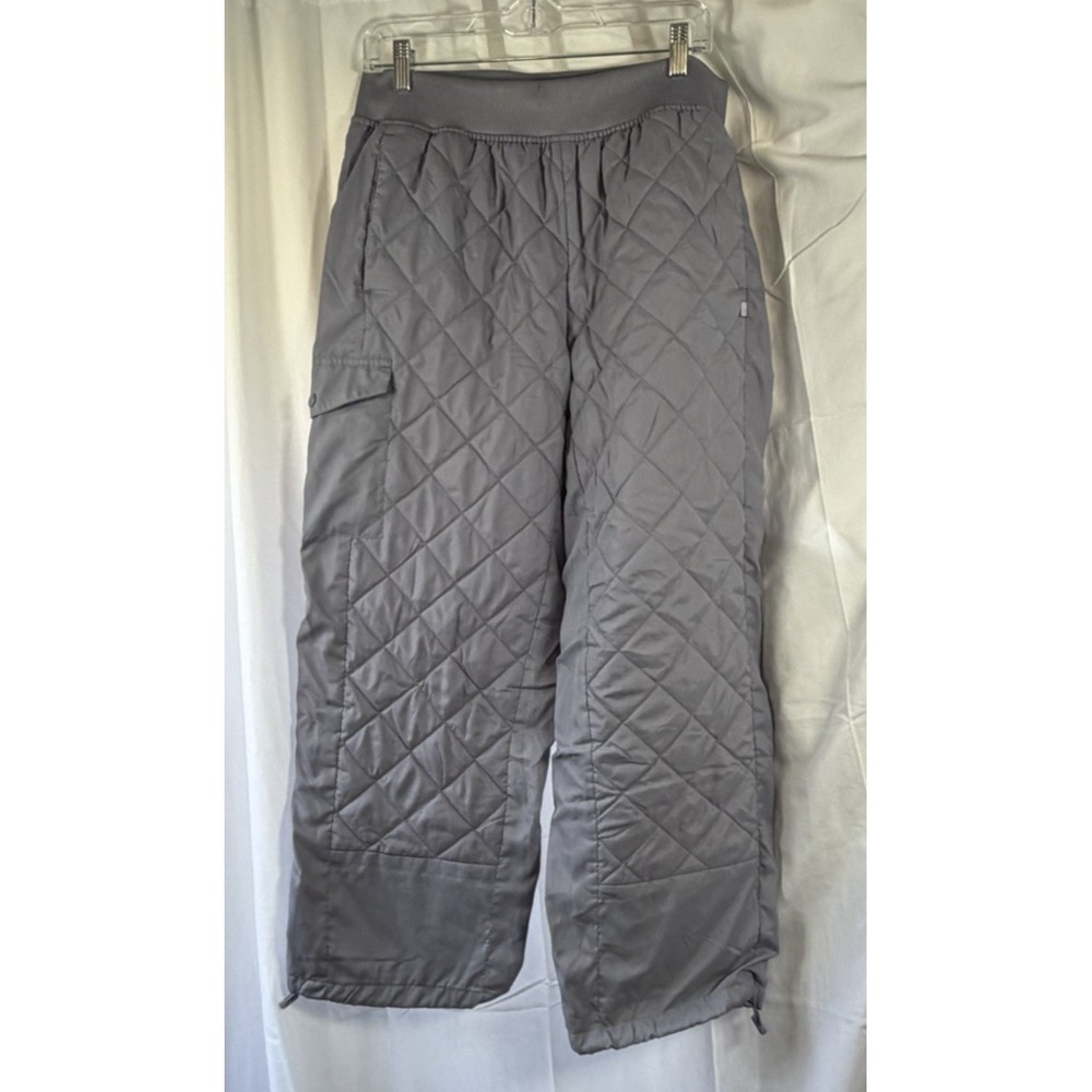 Avia Pants Womens Grey Large (12-14) Quilted Hike Jogger Insulated  Pull On‎